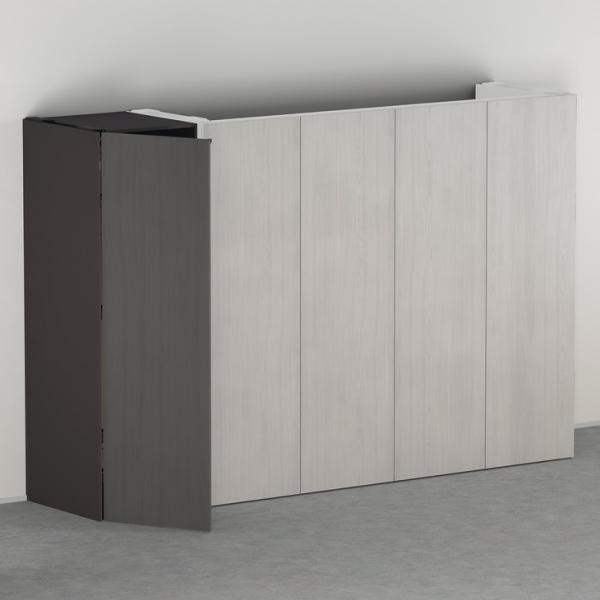 801T1650.L3 REVEGO uno, Scharnierträger Set, für Pockethöhe 1657–1806 mm, links